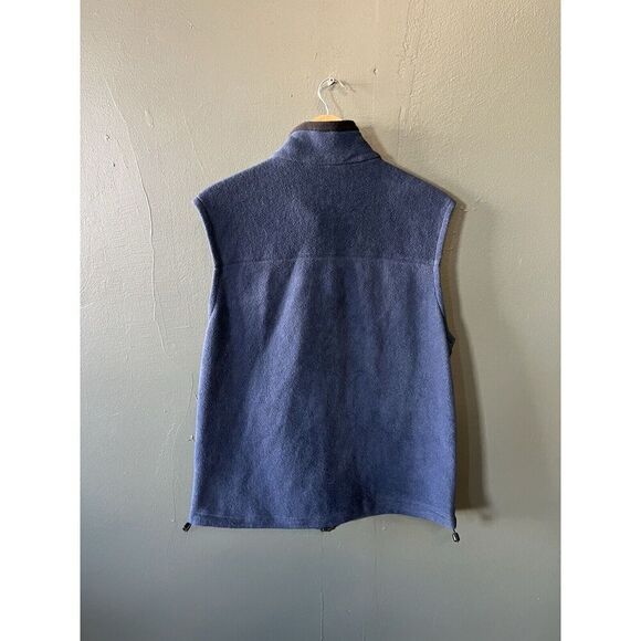 Columbia Mens Blue Fleece Full Zip Sleeveless Vest Size Large Field Gear - Picture 2 of 3